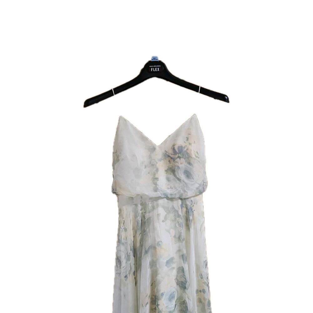 Jenny Yoo Collection Inesse Floral Maxi Dress, Size 4 Green Prom Homecoming - Picture 3 of 9